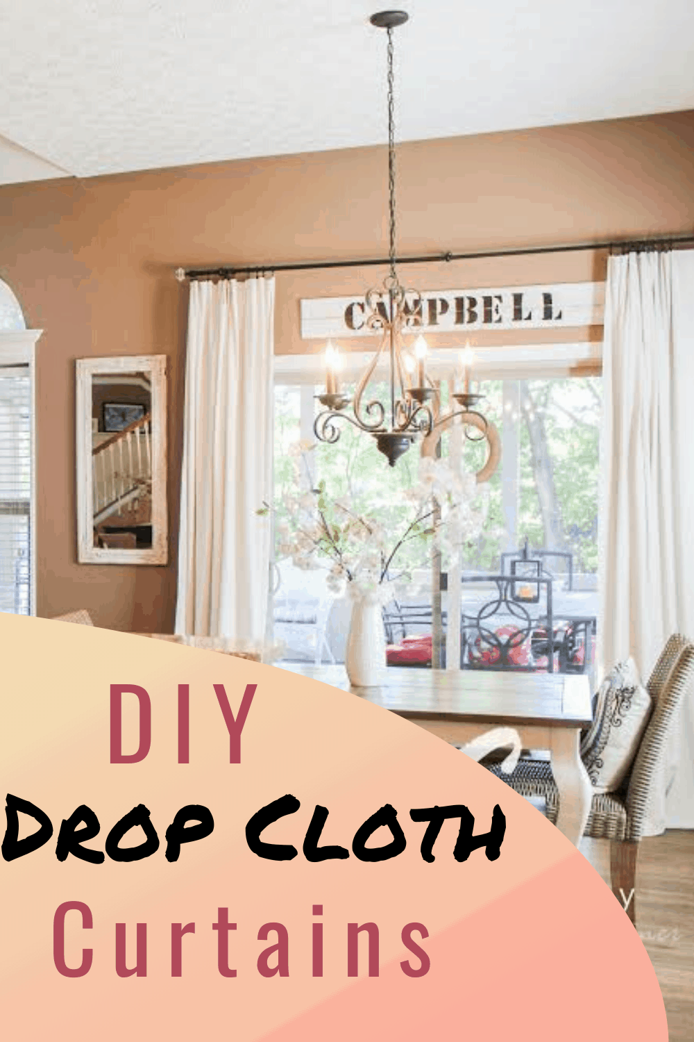 Drop Cloth Curtains