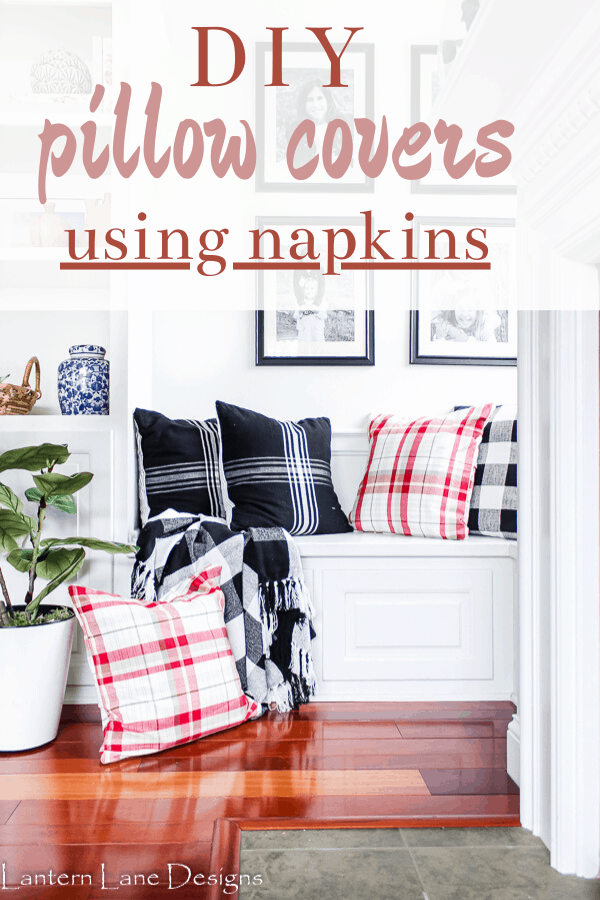DIY Napkin Pillows