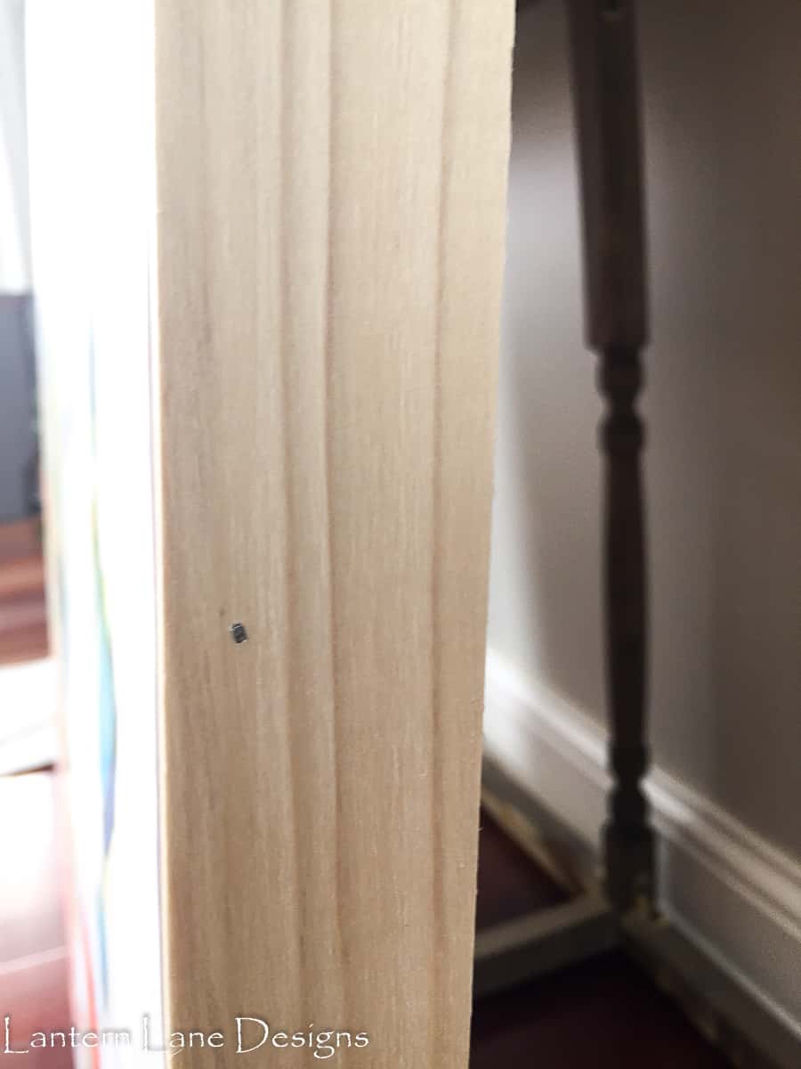 How to frame a canvas