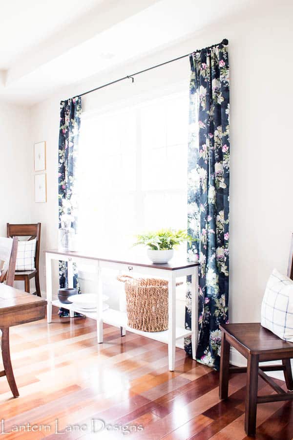 DIY No Sew Curtains| How To Make No Sew Curtains And How To Fake A Pinch Pleat|#diyhomedecor #diyprojects #homedecor