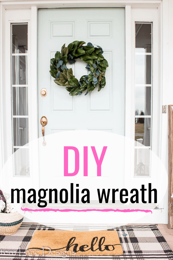 DIY Magnolia wreath