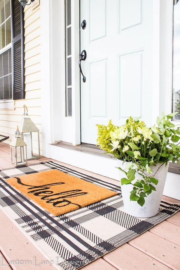 How to decorate your front porch on a budget