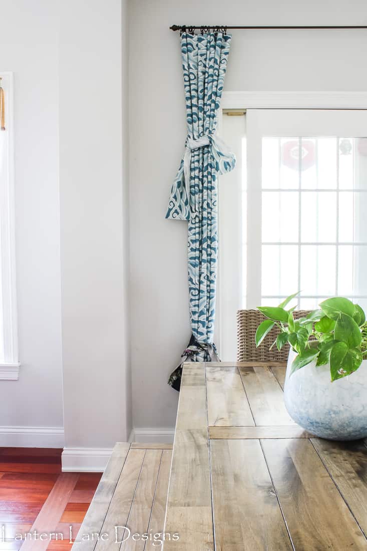 How to train your drapes to hang nicer