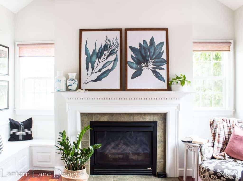 Summer Mantel Decorating Ideas