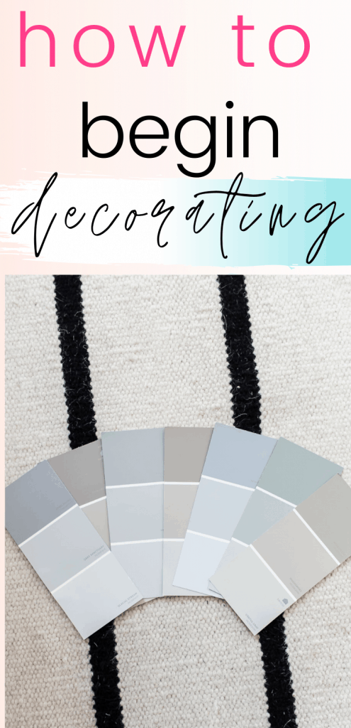 how to begin decorating