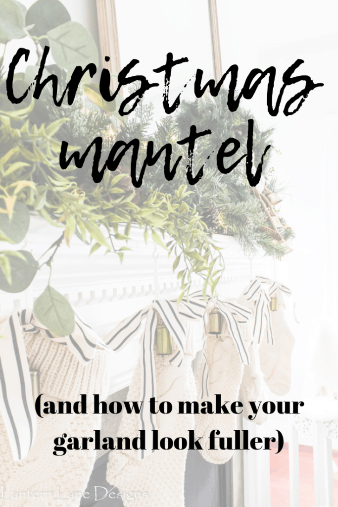 Christmas mantel
