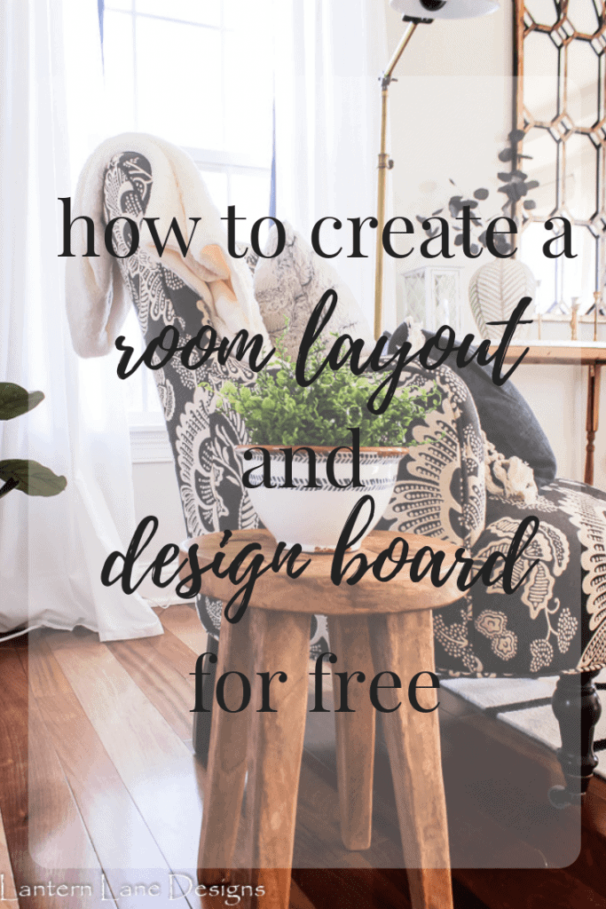 Ready For A Room Makeover? Learn How To Create A Room Layout and Design Board That Is Easy and Free! #homedecor #diyhomedecor