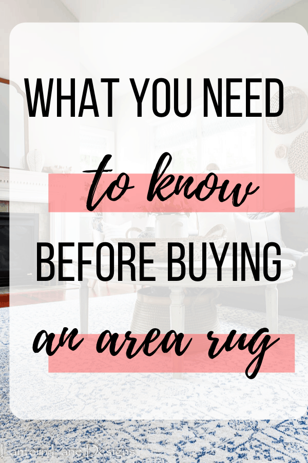 What you need to know before buying an area rug
