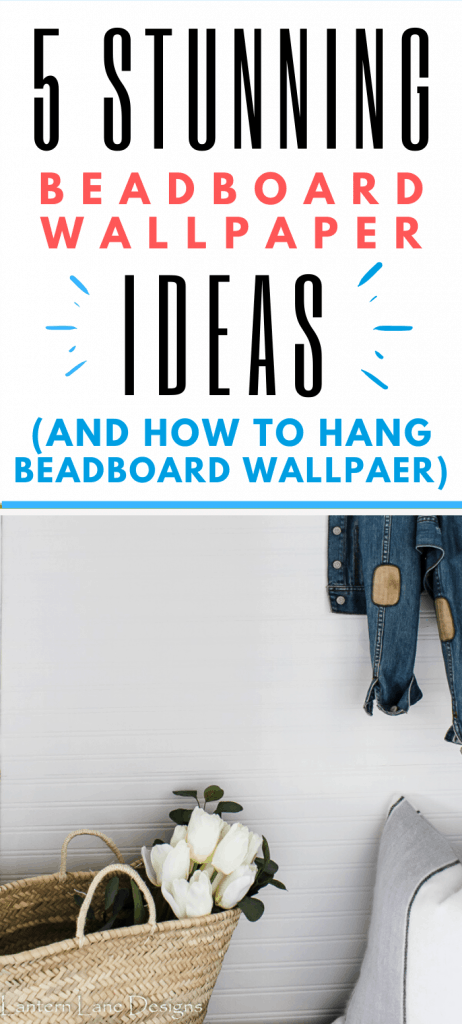 How to hang beadboard wallpaper