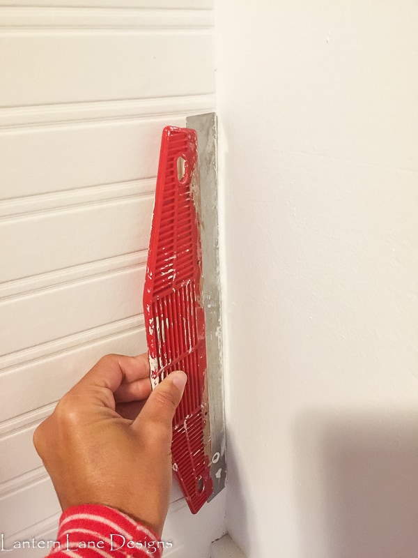 How to install beadboard wallpaper