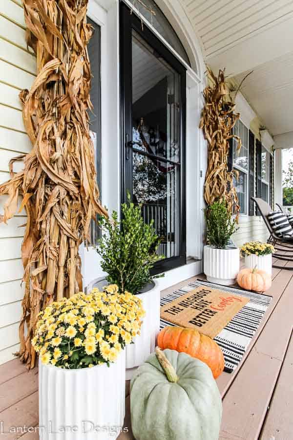Fall front porch