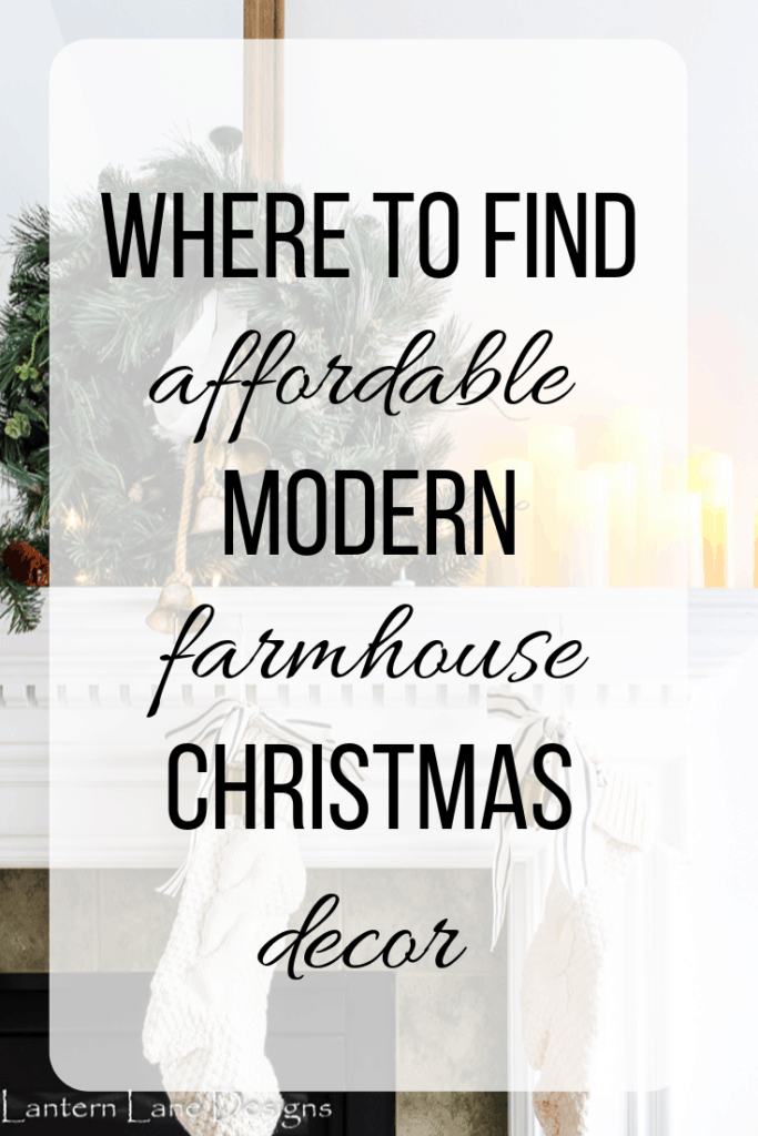 Modern farmhouse Christmas Decor