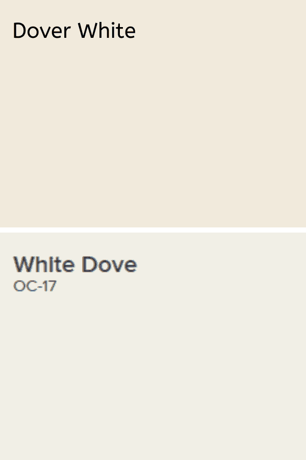 Dover White vs White Dove