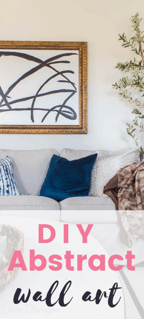 DIY abstract wall art