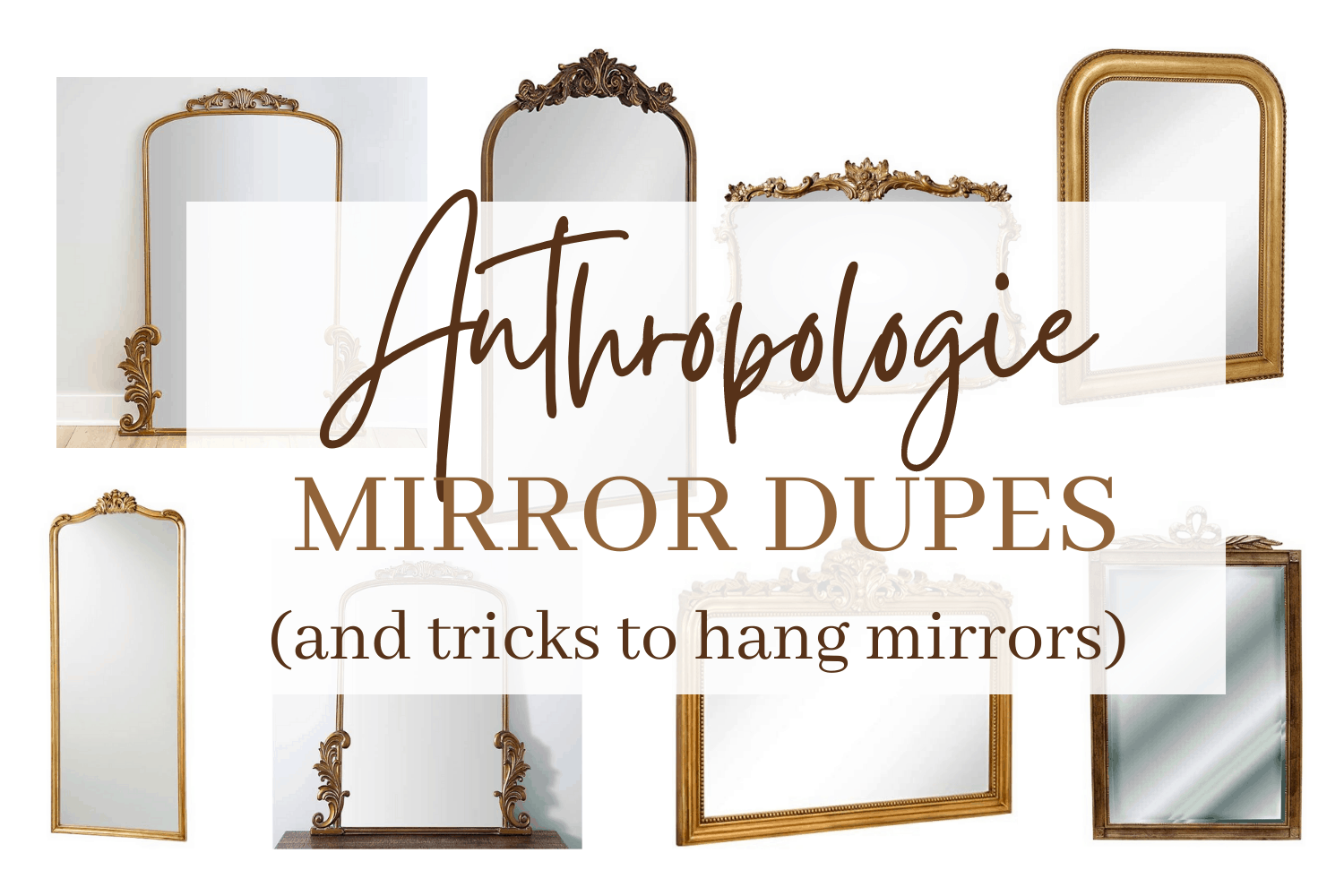 11 Budget Friendly Anthropologie Mirror Dupes Lantern Lane Designs