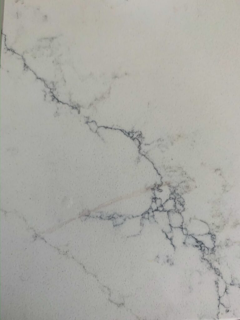 stain on white quartz