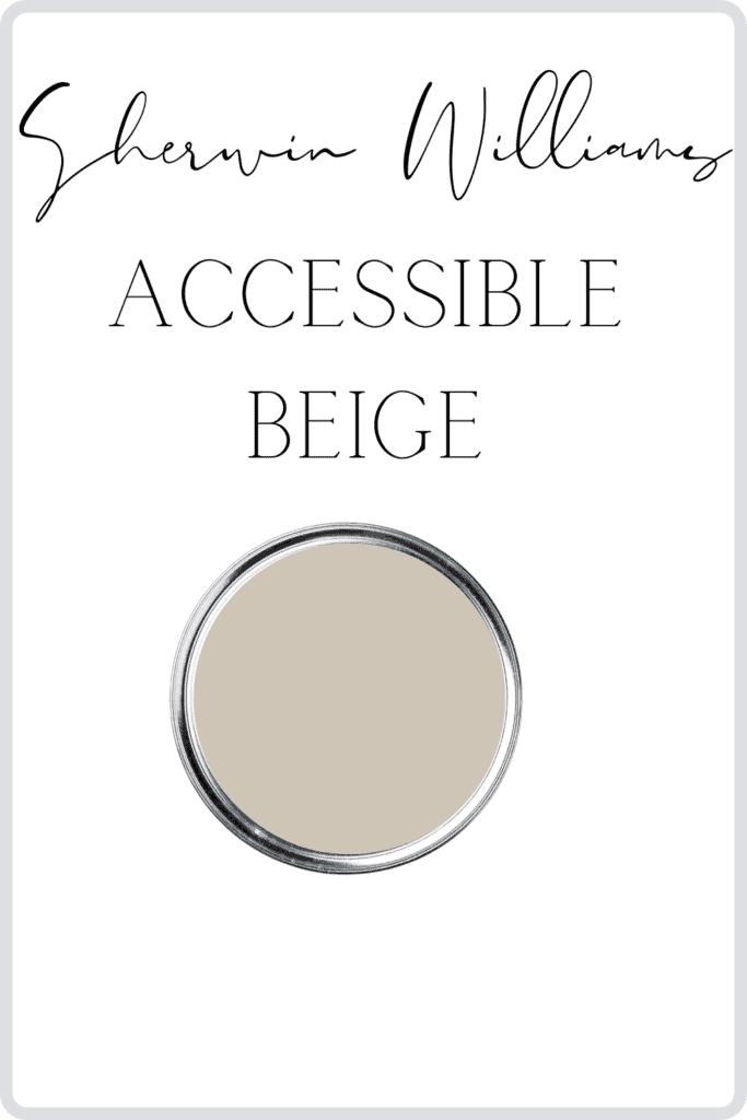 accessible beige paint sample