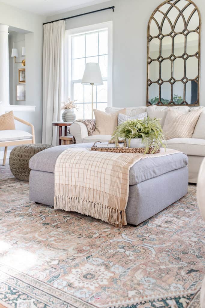 Couch and family room