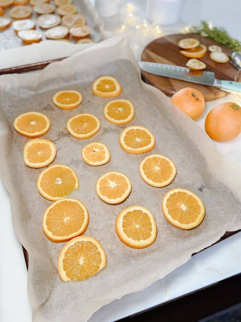 DIY Orange Garland