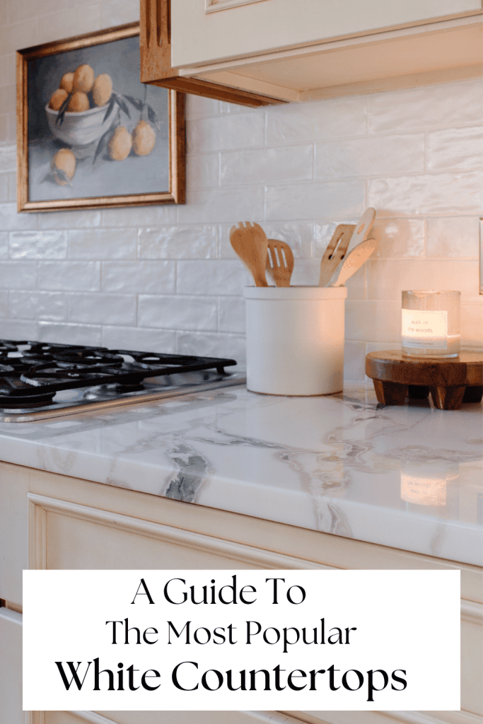 White kitchen counters