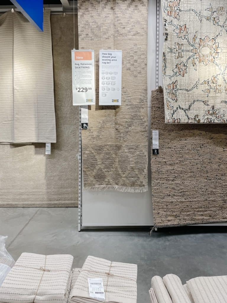 new rugs at IKEA