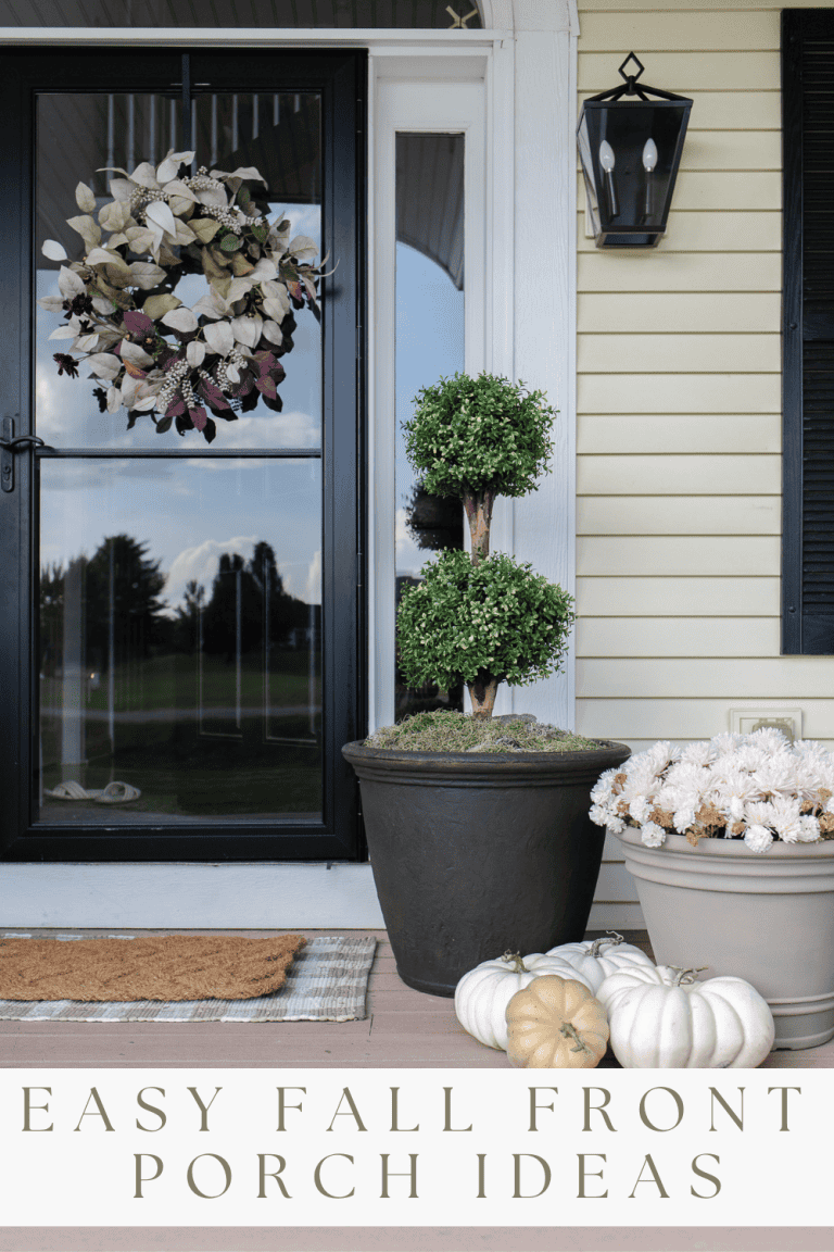 Easy Front Porch Decorating Ideas - Lantern Lane Designs