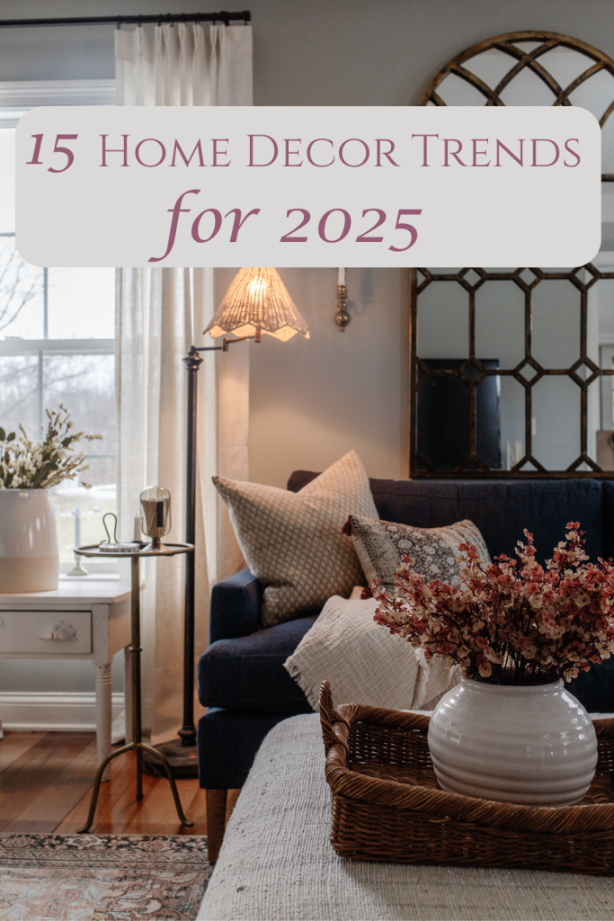 living room sofa and floor lamp