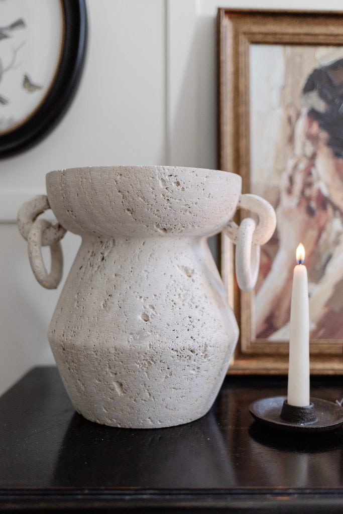 Travertine vase