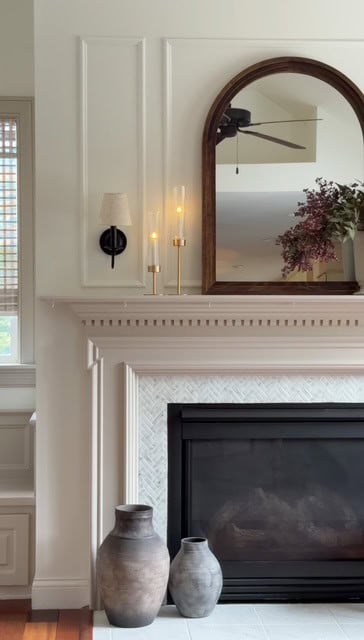 FIreplace Mantel with box molding