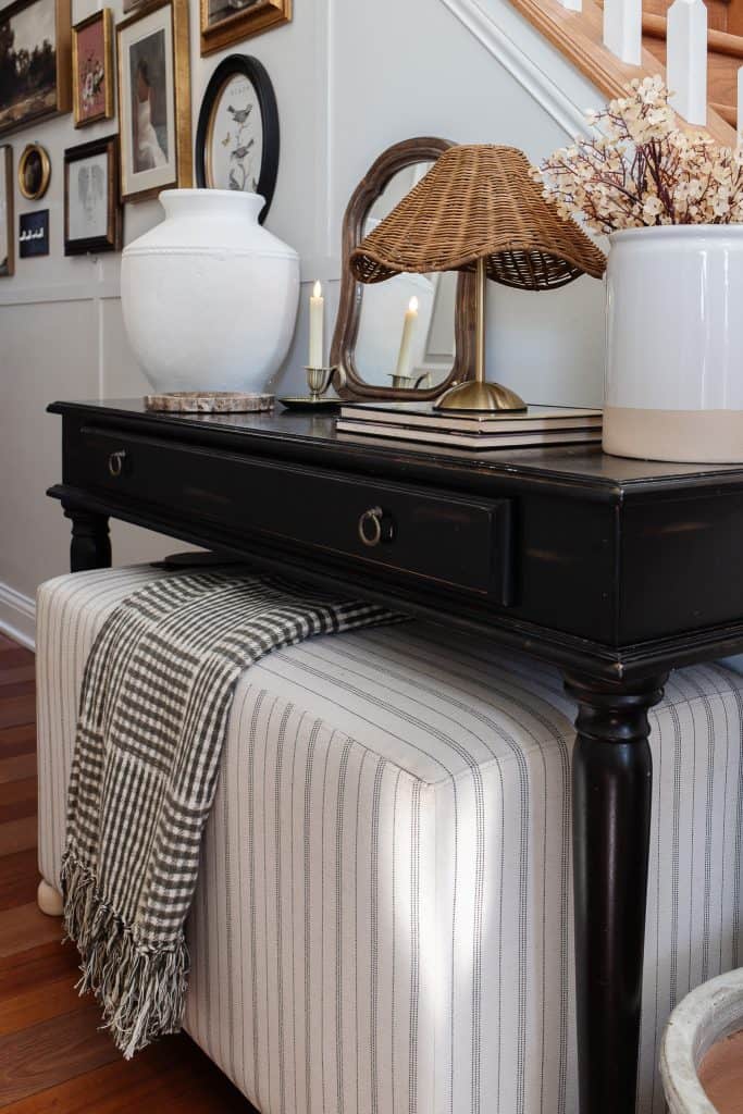 console table in hallway