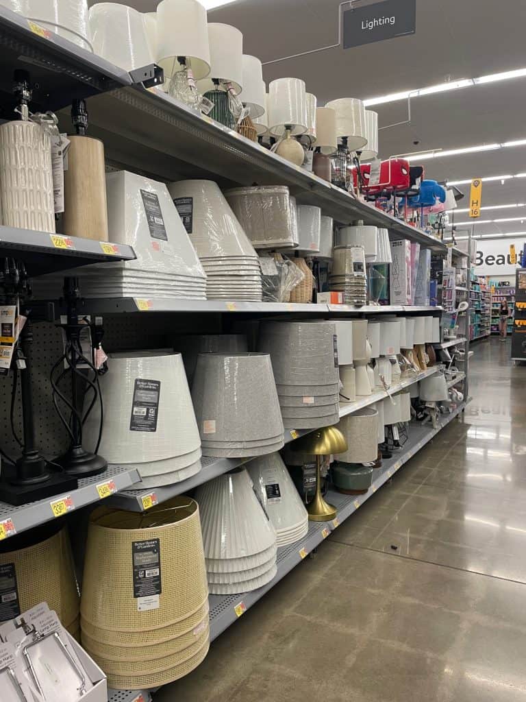 Lighting at Walmart