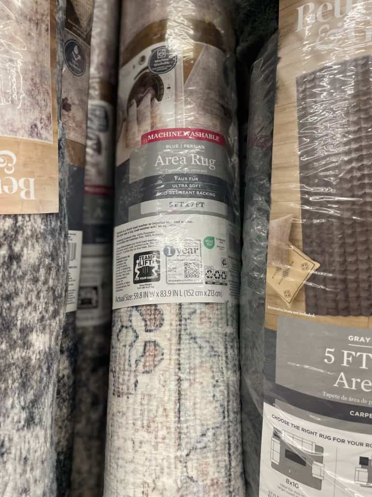 Rugs at Walmart