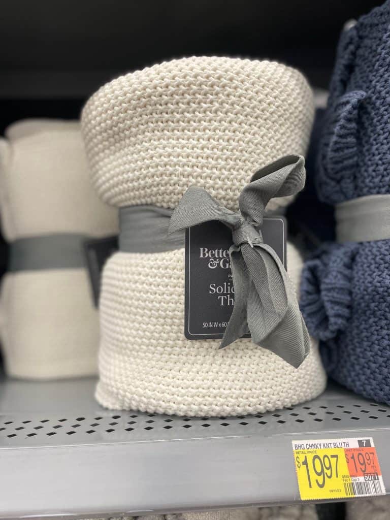 Blankets at Walmart