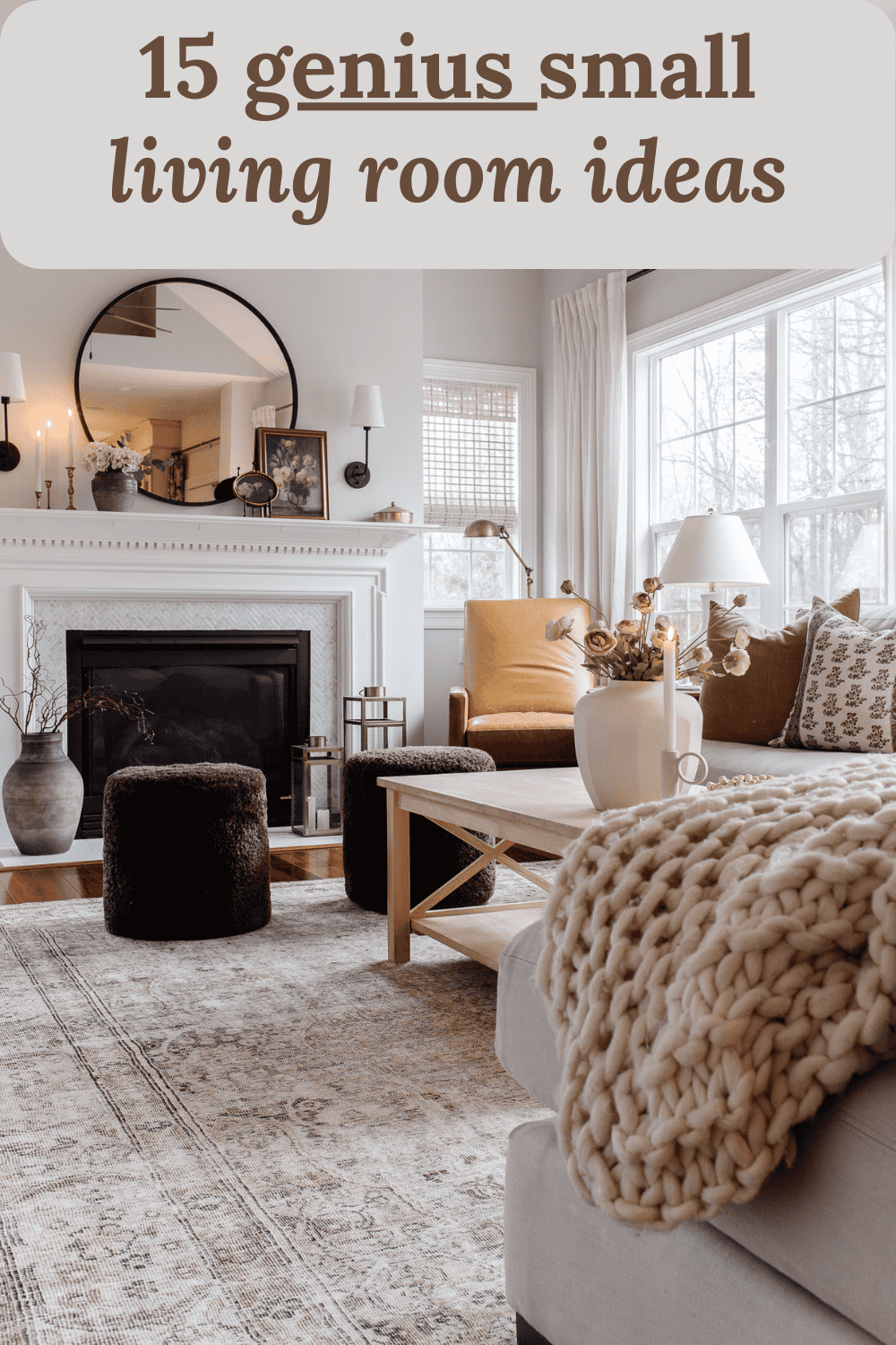 Small Living Room Ideas - Lantern Lane Designs