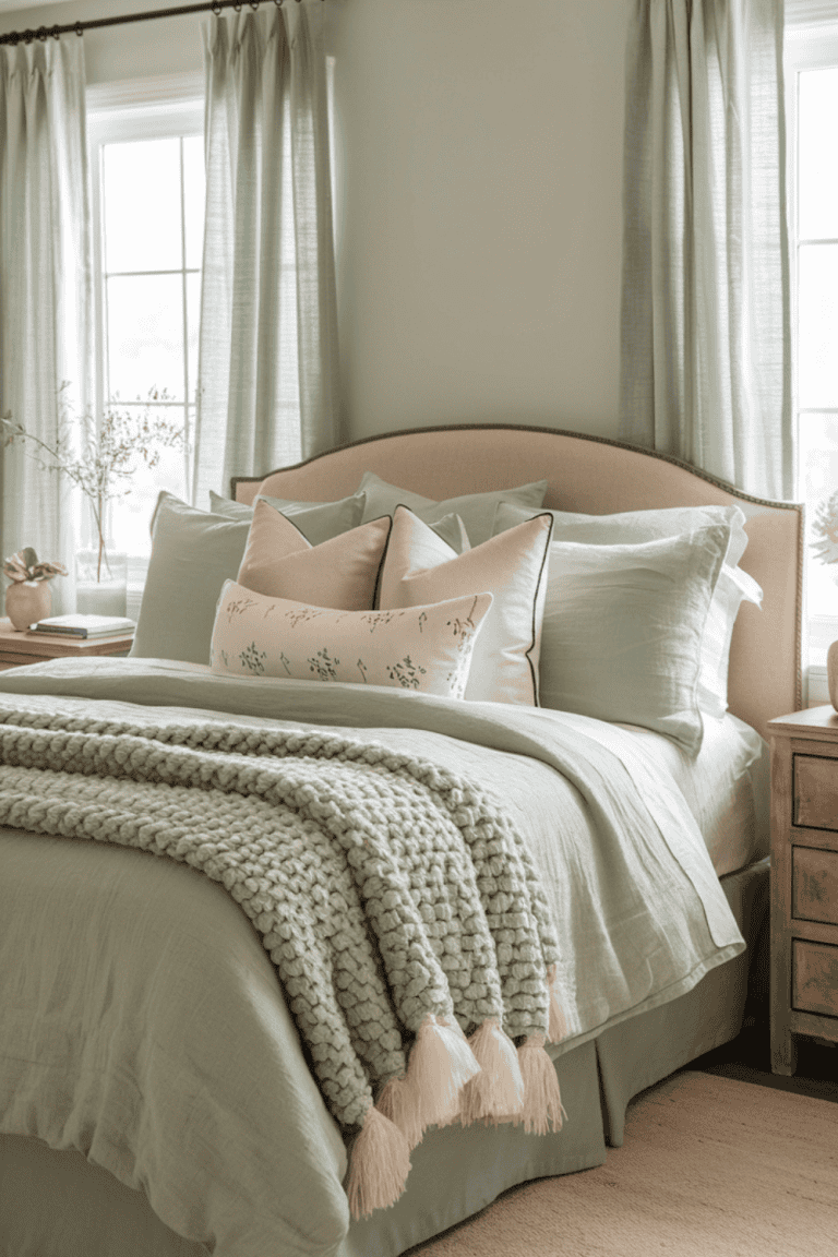Sage Green Bedroom Ideas - Lantern Lane Designs