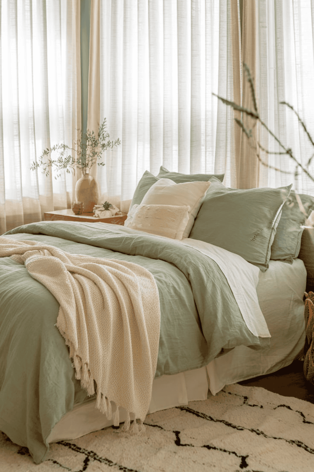 Sage Green Bedroom Ideas - Lantern Lane Designs