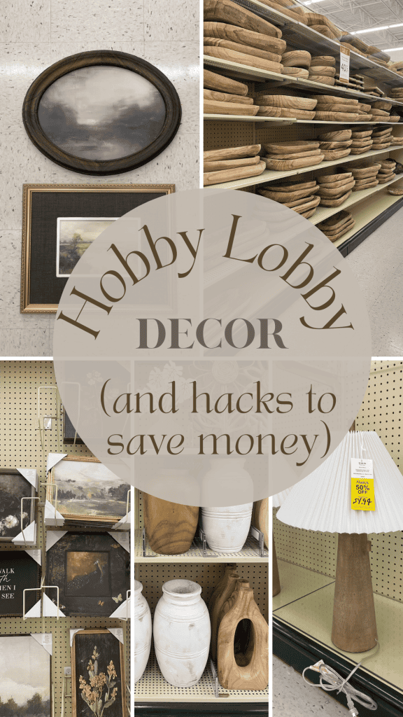 Pinterest Pin hobby lobby decor
