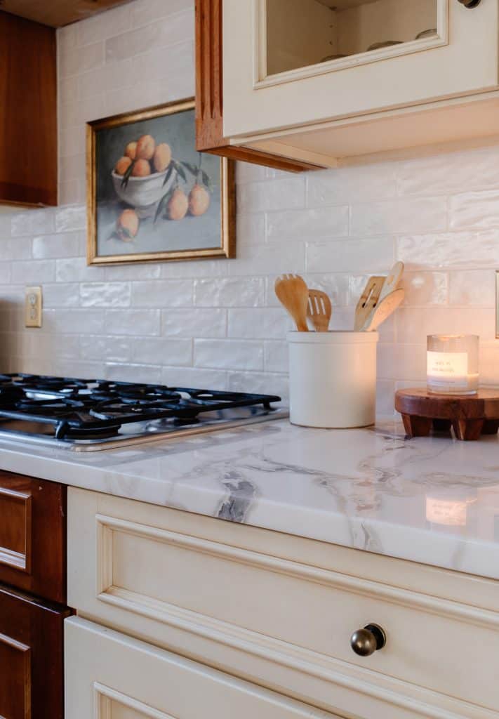 Kitchen counter and backsplash