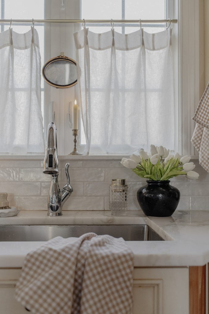 kitchen counter and sink