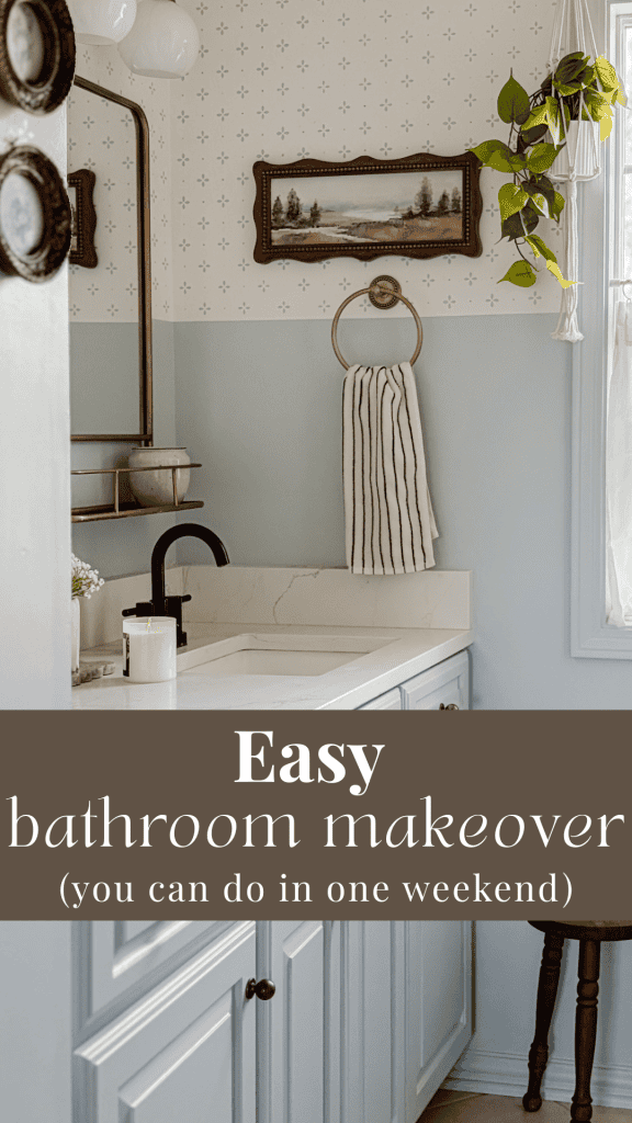 bathroom makeover