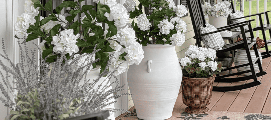 Summer Front Porch Planter Ideas